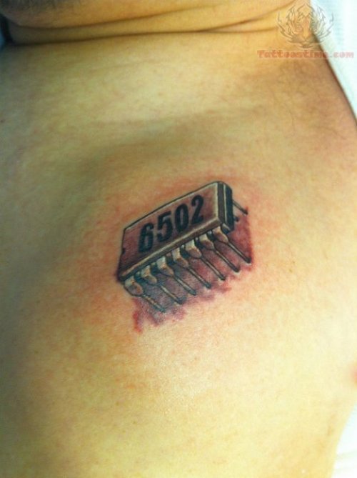 Electronic Chip Tattoo