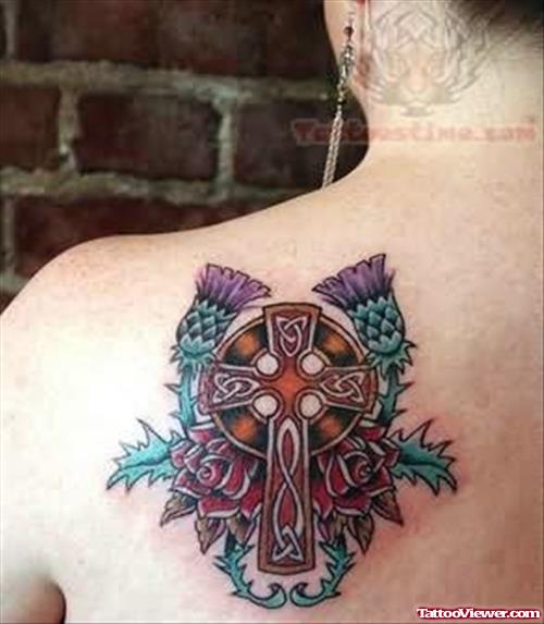 Dazzling Cross Tattoo Art