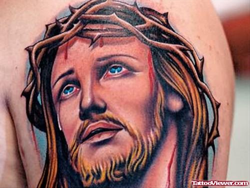 Jesus Injured - Christian Tattoo
