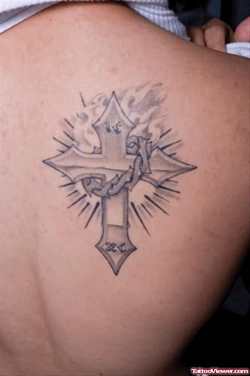 Religious Small Cross Tattoo