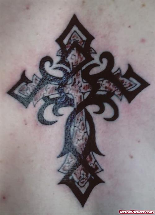 New Cross Tattoo Design