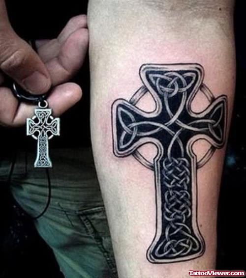 Cross Celtic Tattoo Design