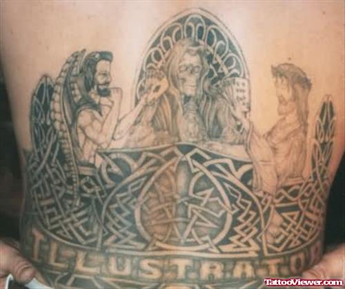 Christian Tattoo For Back