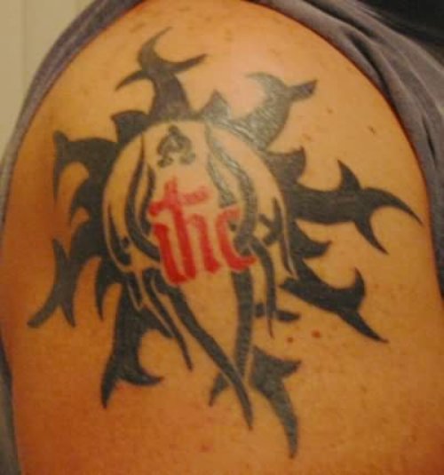 Christ Tattoo For Shoulder