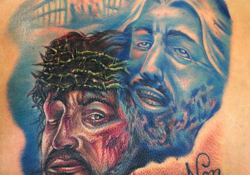 Jesus Head Christianity Tattoos