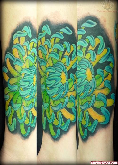 Custom Chrysanthemum Tattoo