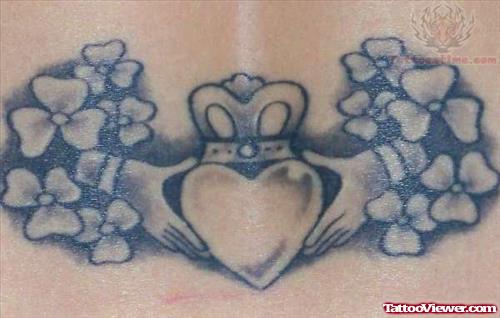 Irish Claddagh Heart Tattoo