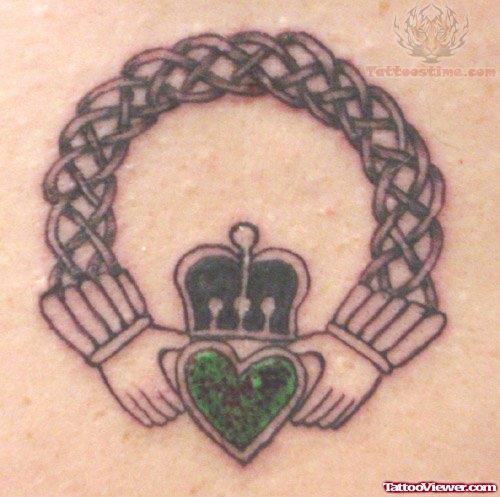 Irish Claddagh Tattoo Image