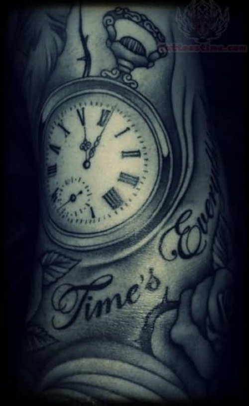 Time’s Every Thing – Clock Tattoo