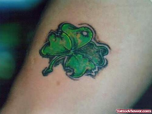 Magnificent Four Leaf Clover Tattoo