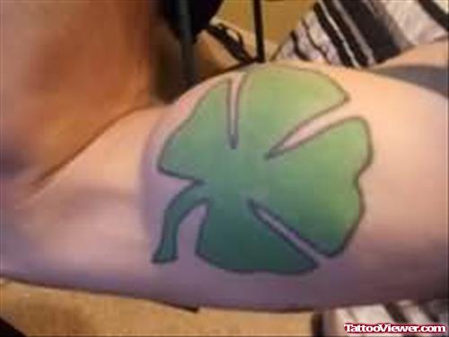 Clover Tattoo For Muscles