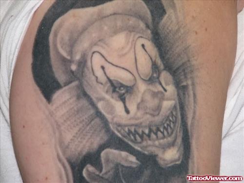 Scary Clown Eyes Tattoo