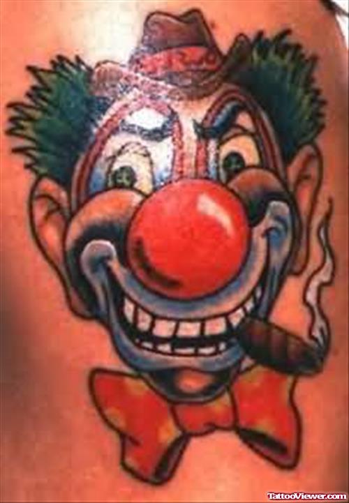 Chain Smoker - Clown Tattoo