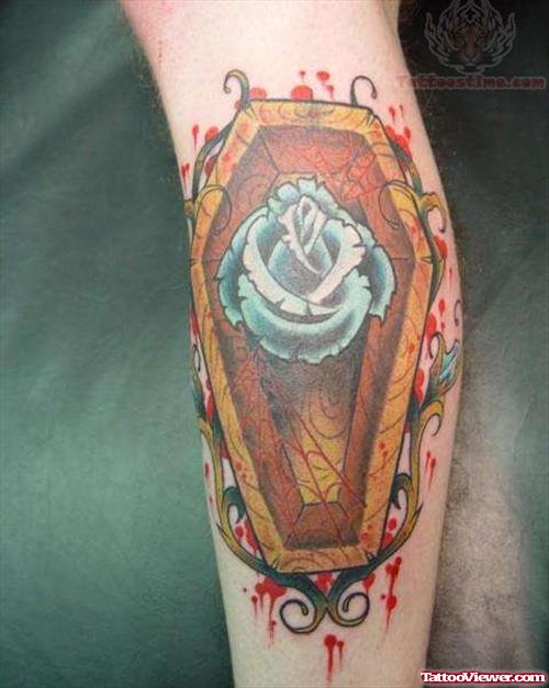 My Coffin Tattoo On Arm