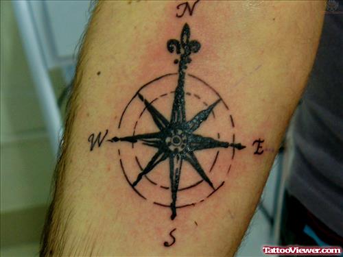 Old Compass Tattoo