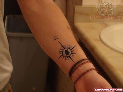 Religious Compass Tattoo
