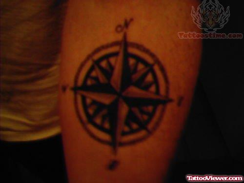 Compass Tattoo For Men