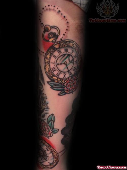 Rosary Compass Tattoo