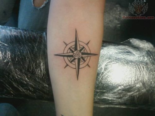 Extreme Compass Tattoo