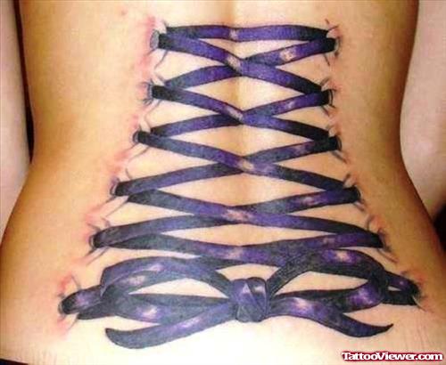 Corset Tattoo Designs For Back