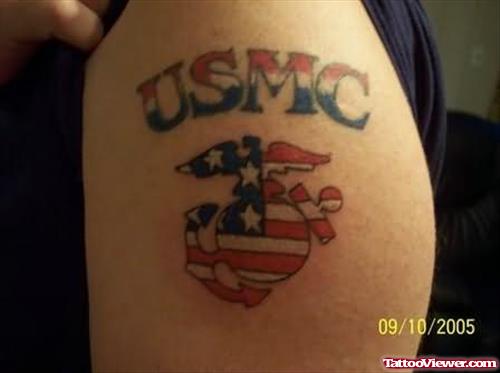 Latest American Tattoo On Shoulder