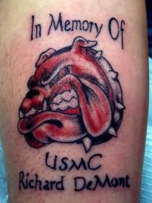Memorial Country Tattoos On Leg