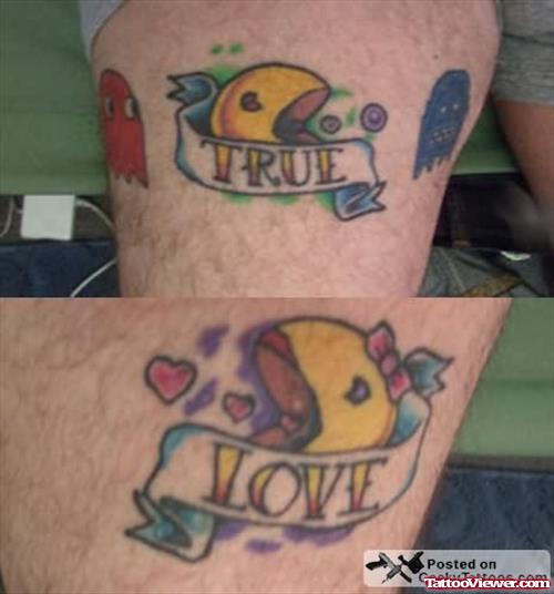 True Love Pack Man Couple Tattoo