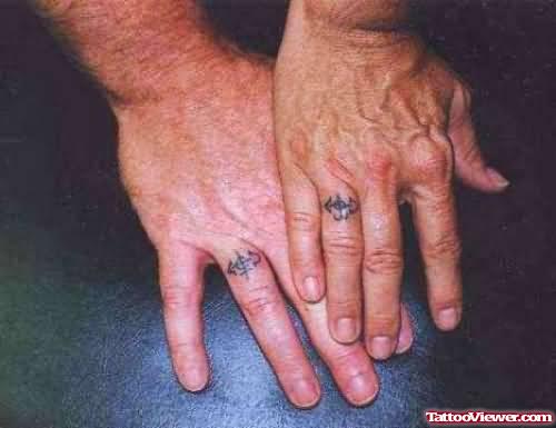 Ring Couple Tattoo