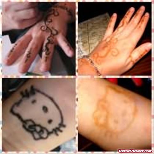 Henna Couple Tattoos