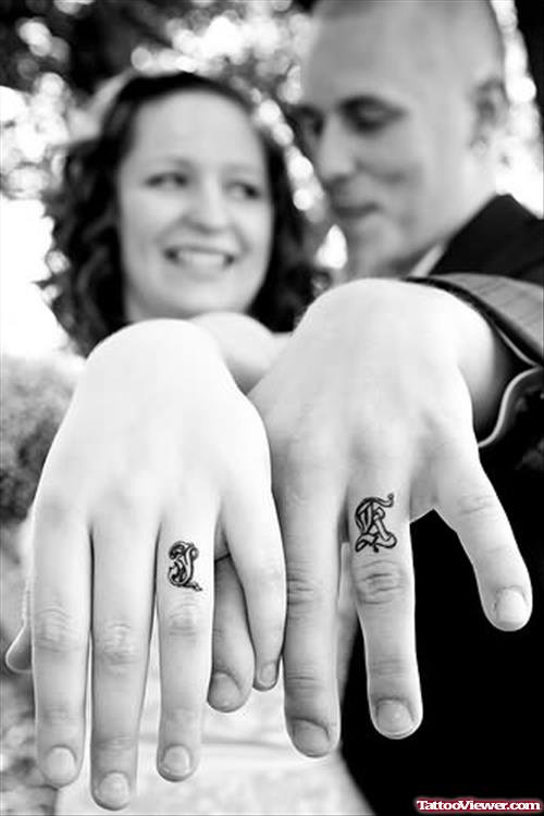 Fingers Couple Tattoo