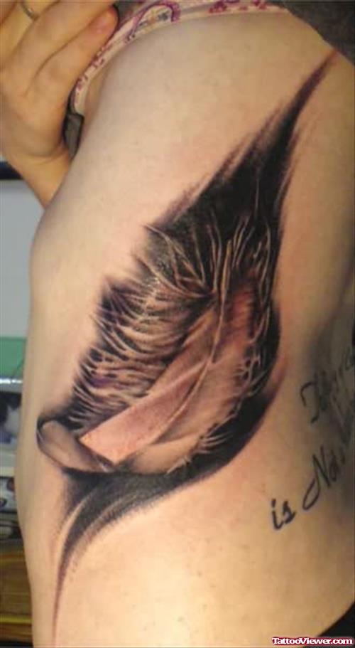 Feather Couple Tattoo