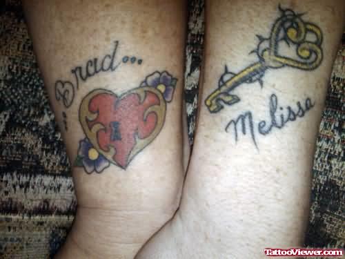 Brad Milissa Couple Tattoo