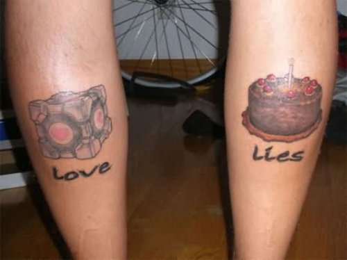 Back Legs Love Lies Tattoos