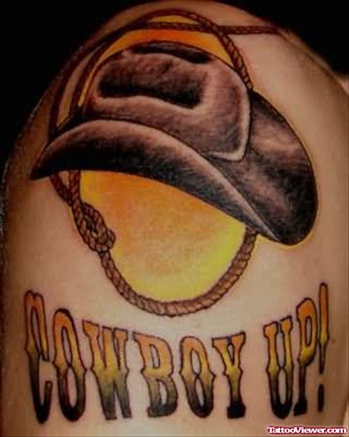 Cowboy Up Tattoo