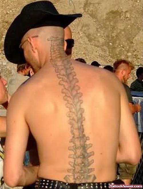 Cowboy Tattoo For Back