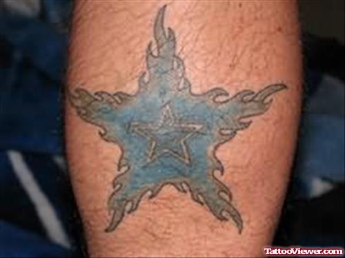 Cowboy Stars Tattoo Design