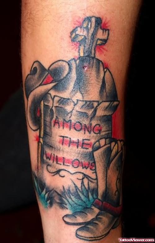 Among The Willows Cowboy Tattoo