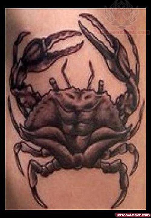 Amazing Crab Tattoo