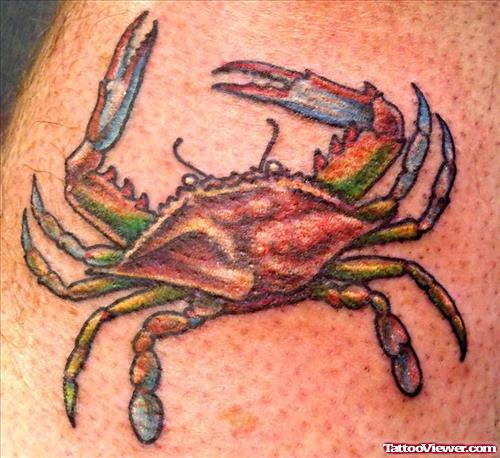 Jersey Blue Crab Tattoo
