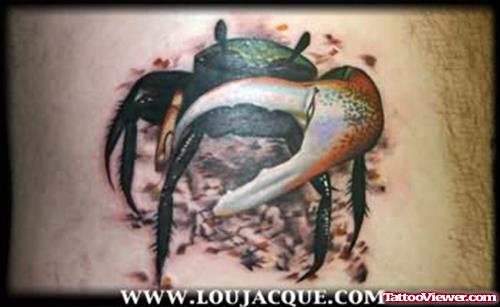 Orignal Crab Tattoo