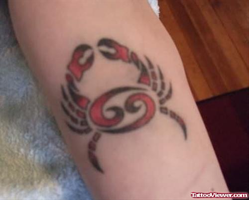Crab Zodiac Tattoo
