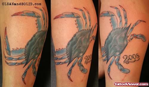 Blue Crab - Custom Tattooing