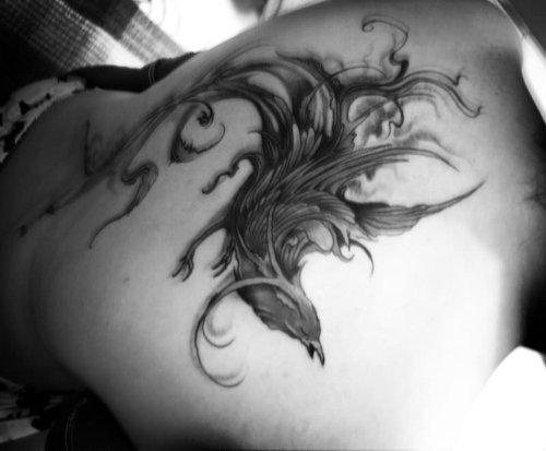 Phoenix Crab Tattoo Designs