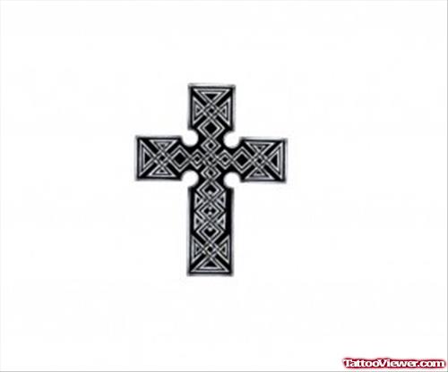Small Celtic Cross Tattoo Design