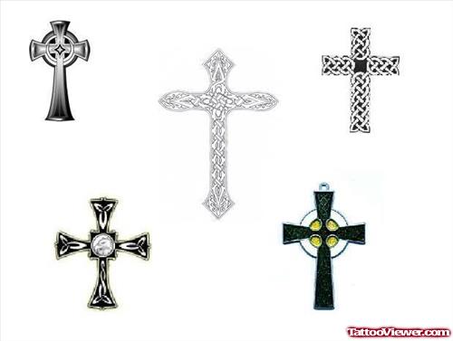 Beautiful Celtic Cross Tattoos Designs