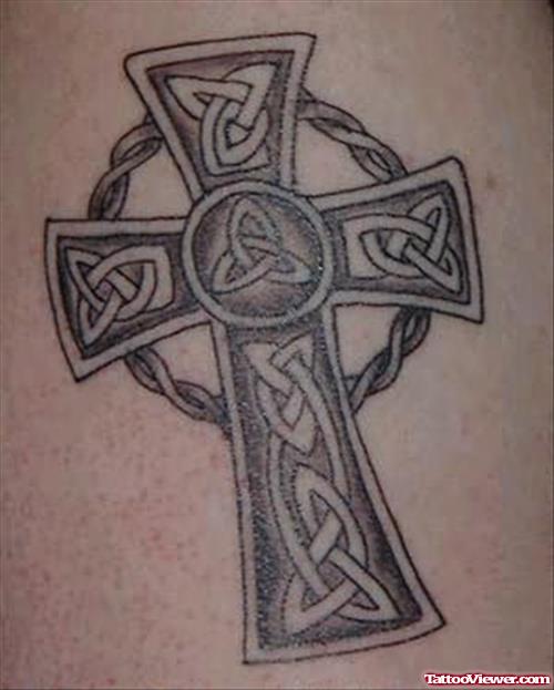 Popular Celtic Cross Tattoo
