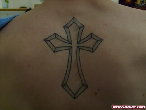 A Simple Cross Tattoo