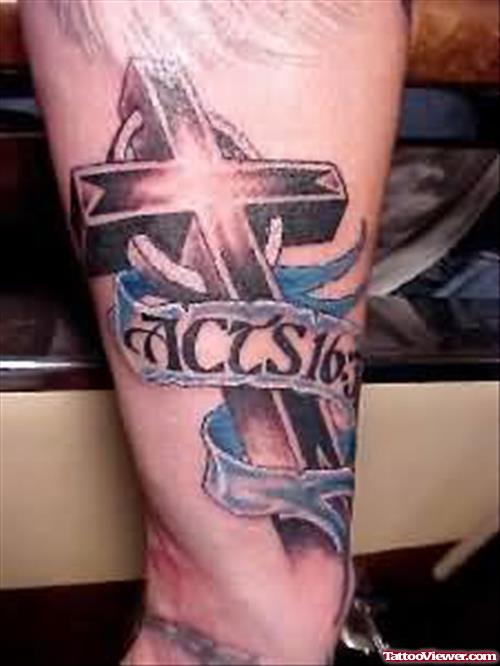 Religious Cross Tattoo Designs