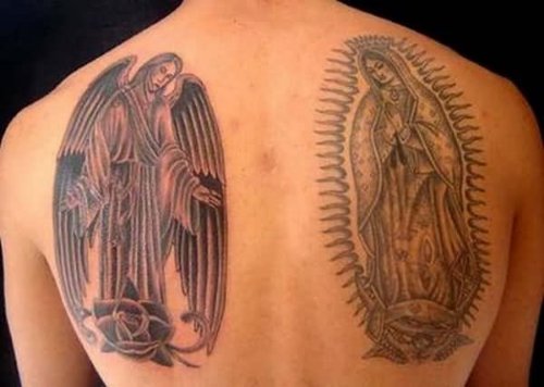 Religious - Cross Tattoos Fashion Design