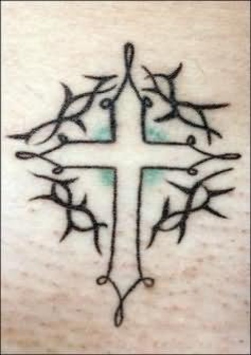 New Trend Cross Tattoo